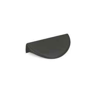 Solid Lip Handle 50mm - Black