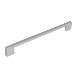 Square Handle 244mm - Brushed Nickel