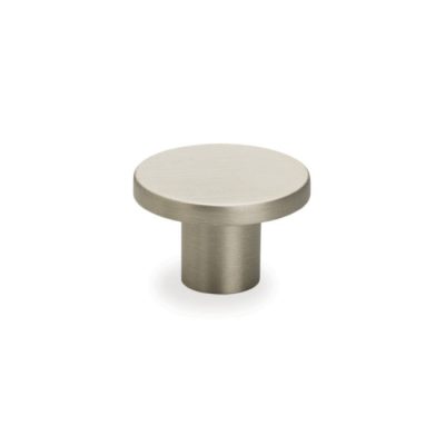 Flat Knob Handle - Brushed Nickel