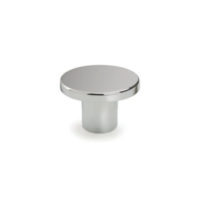 Flat Knob Handle - Chrome