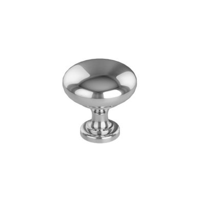 Round Knob - Chrome